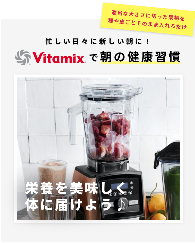 【2021年最新】Vitamix (バイタミックス) 機種一覧比較！